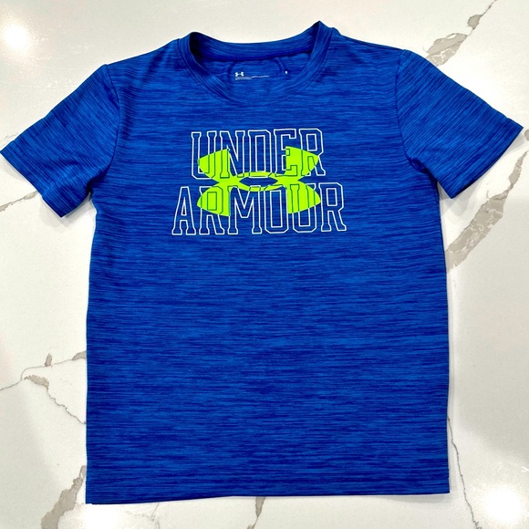 Under Armour Blue Activewear Shirt Size 6 - Picture 1 of 7